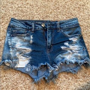 american eagle jean shorts